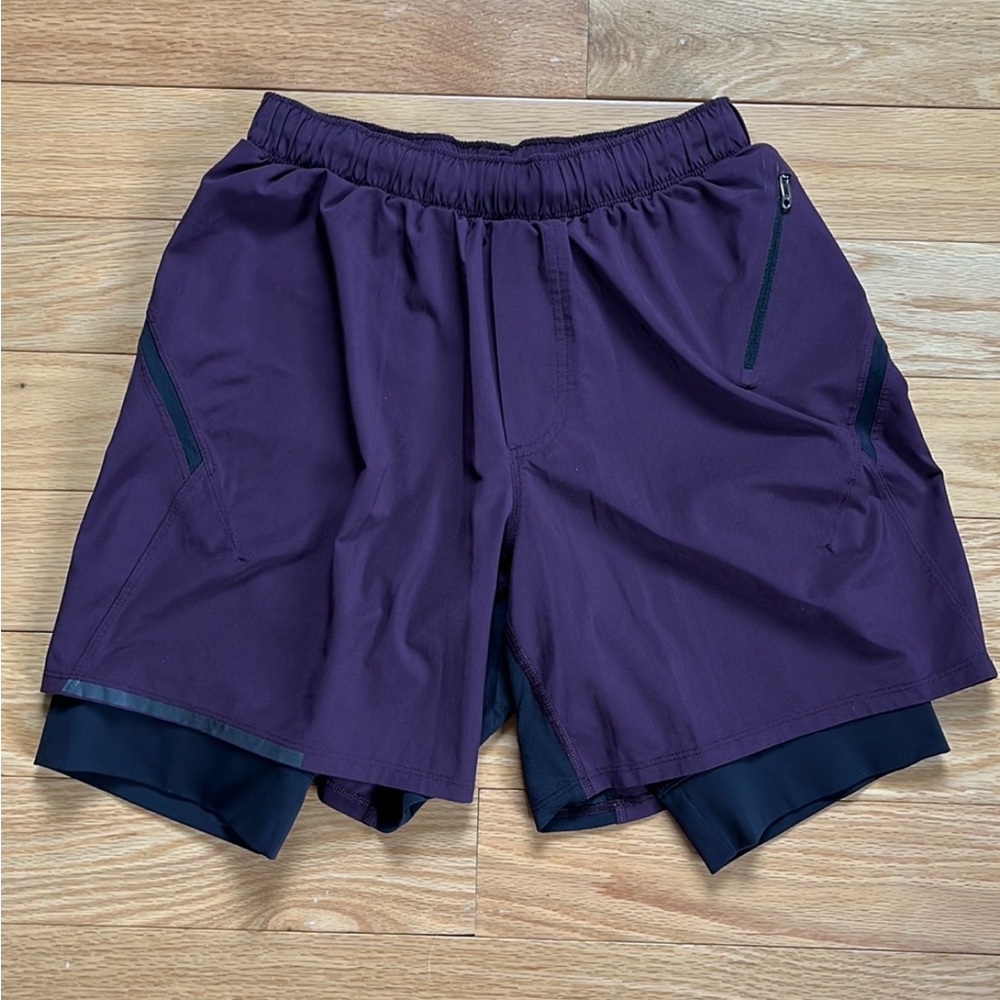 Lululemon Surge Short 6” Luxtreme Liner *Black Cherry